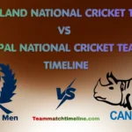Scotland National Cricket Team Vs Nepal National Cricket Team Timeline