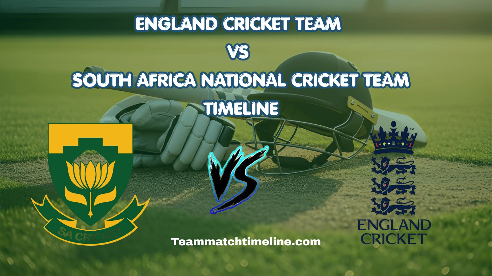 england cricket team vs south africa national cricket team timeline