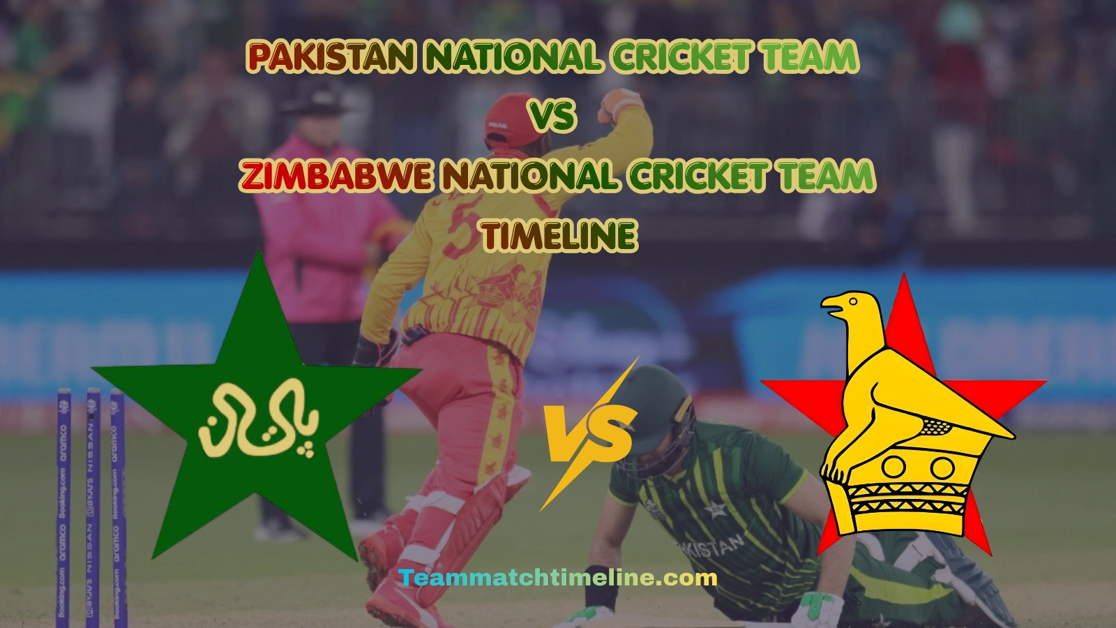 pakistan national cricket team vs zimbabwe national cricket team timeline