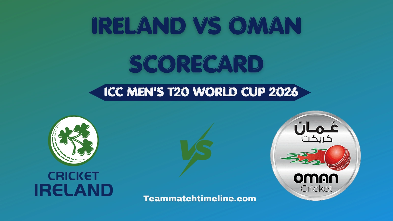 ireland cricket team vs oman national cricket team match scorecard