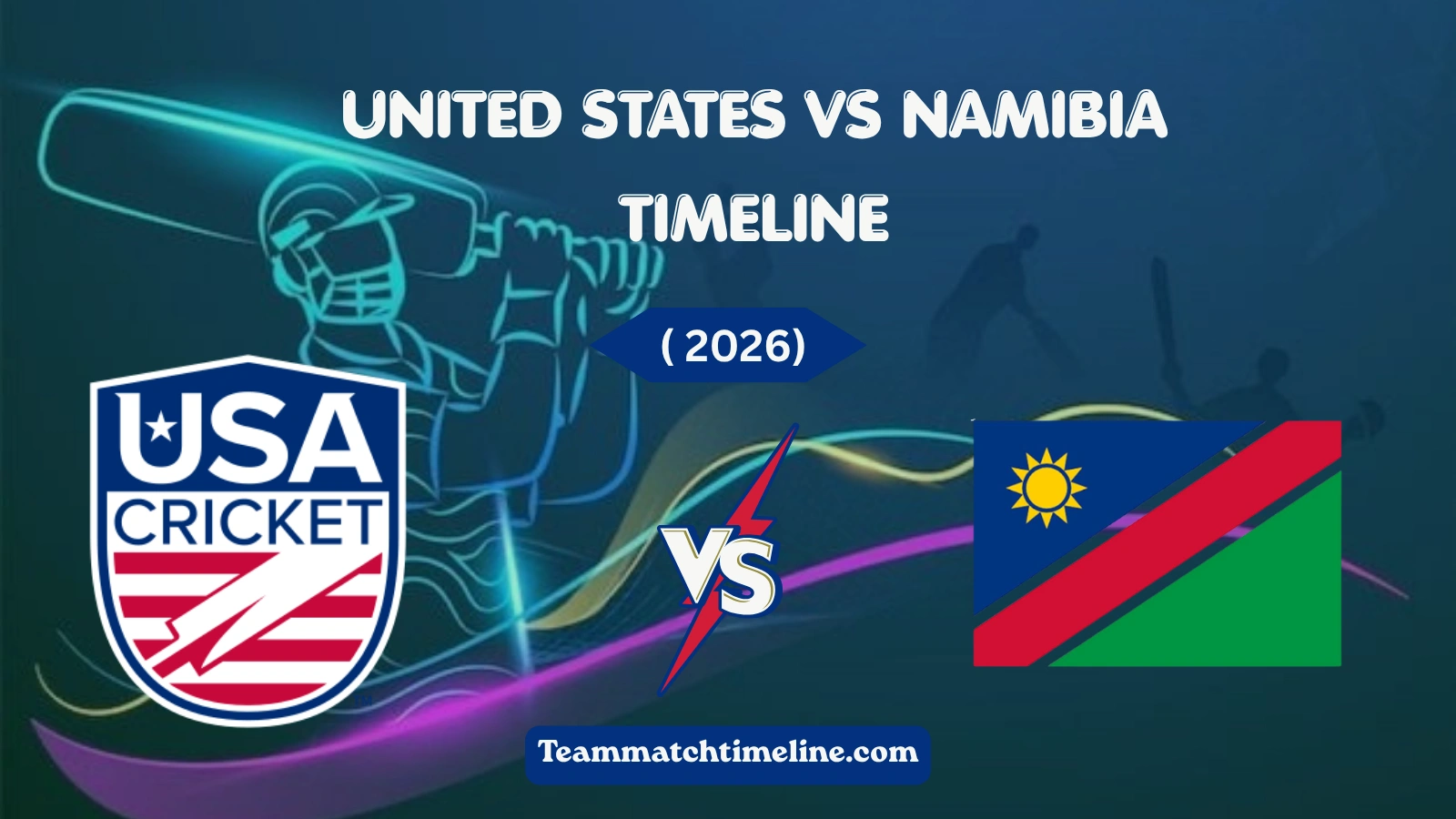 United States National Cricket Team Vs Namibia National Cricket Team Timeline